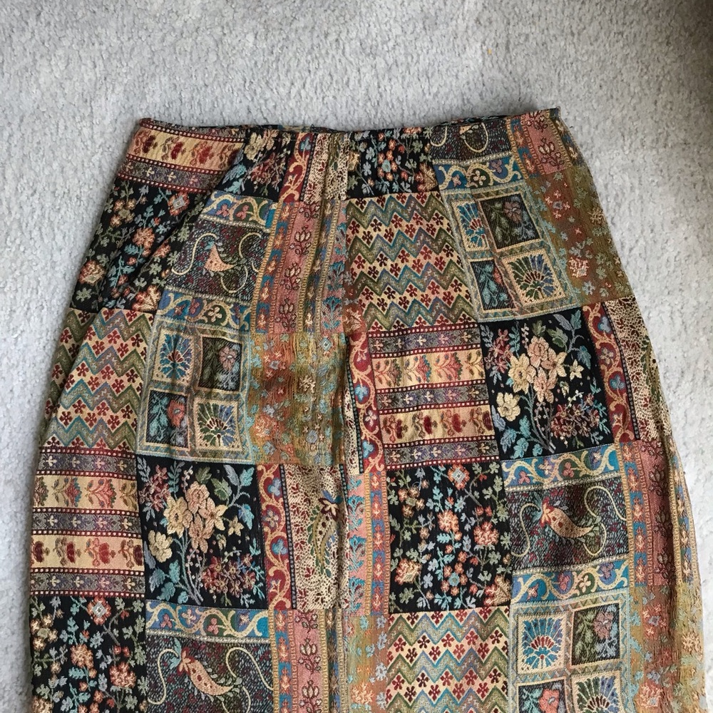 💛🤎Women’s The Limited Patchwork Skirt Sz 10💛🤎